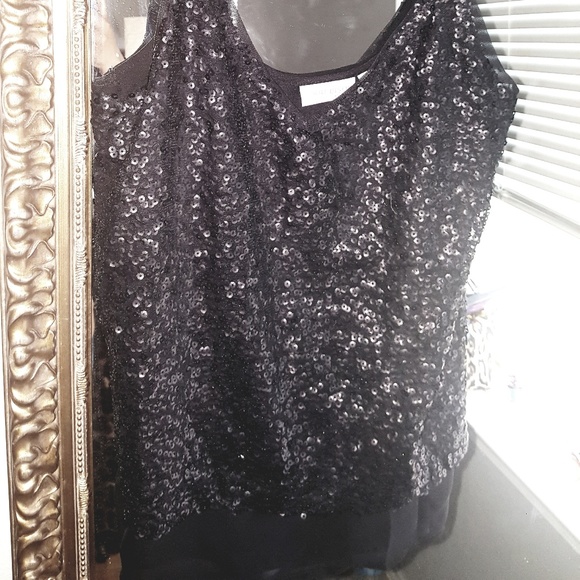 Black sequin top - Picture 2 of 4